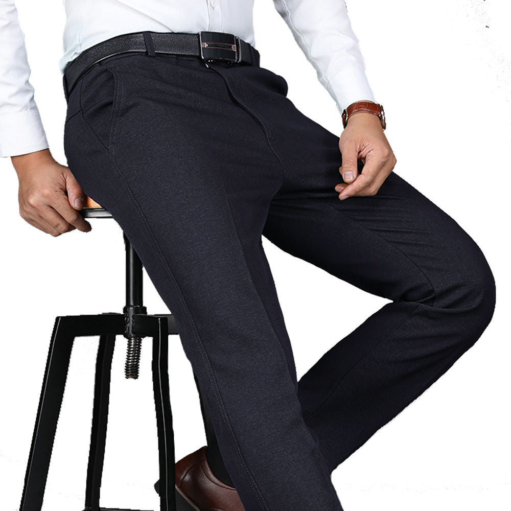 Men&amp;#039;s Trousers, Summer Trousers, Thin Casual Pants, High Waist, Middle-aged Men&amp;#039;s Loose Men&amp;#039;s Trousers