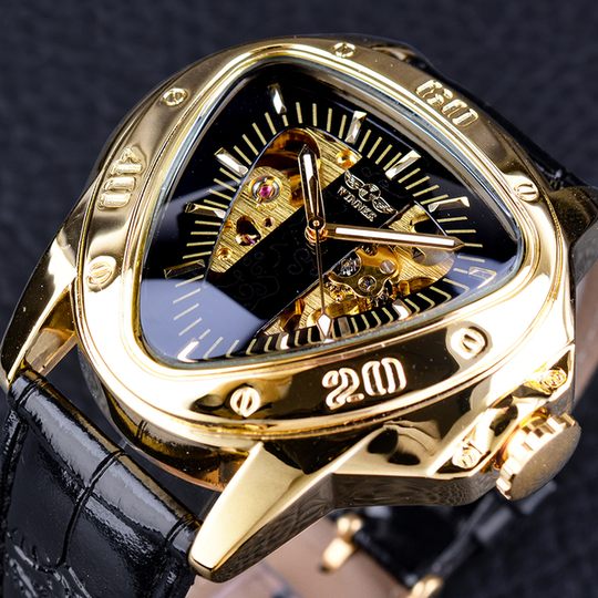 Hollow Triangle Automatic Waterproof Mechanical Watch Men