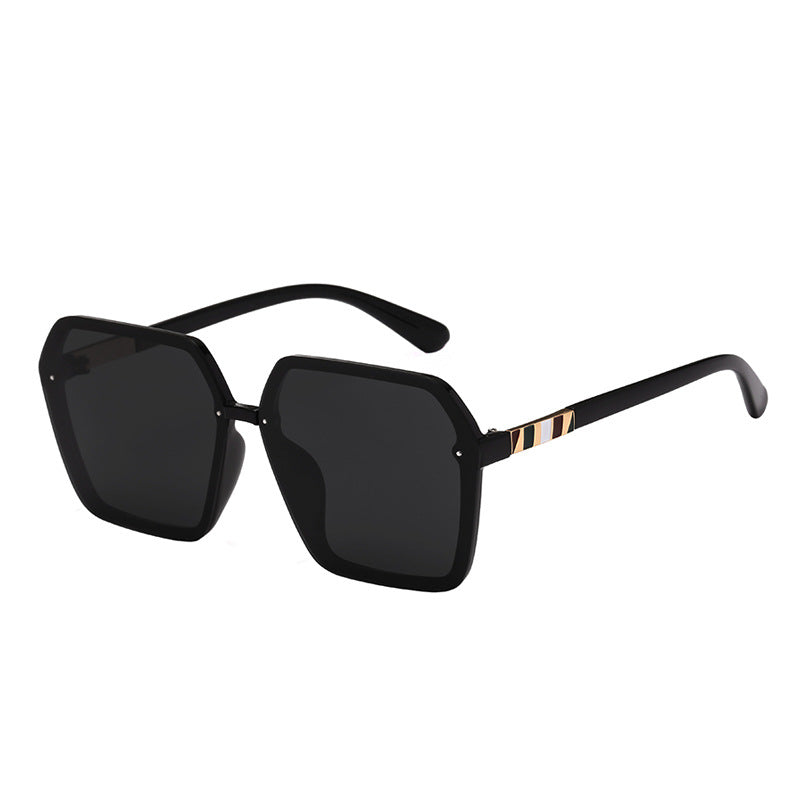 Korean-style Irregular Box Sunglasses Women Internet-famous Slim-fit Polygon Trendy Atmospheric