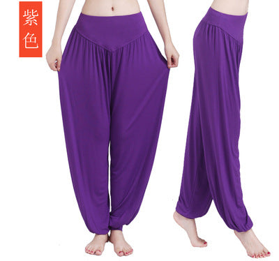 New Authentic Modal Yoga Pants Closed Bloomers Dance Pants Tai Chi Pants Yoga Clothes