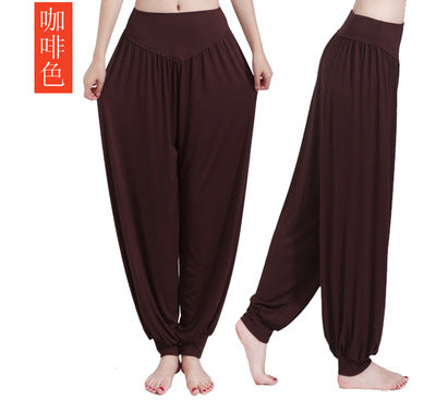 New Authentic Modal Yoga Pants Closed Bloomers Dance Pants Tai Chi Pants Yoga Clothes