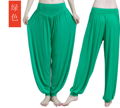 New Authentic Modal Yoga Pants Closed Bloomers Dance Pants Tai Chi Pants Yoga Clothes