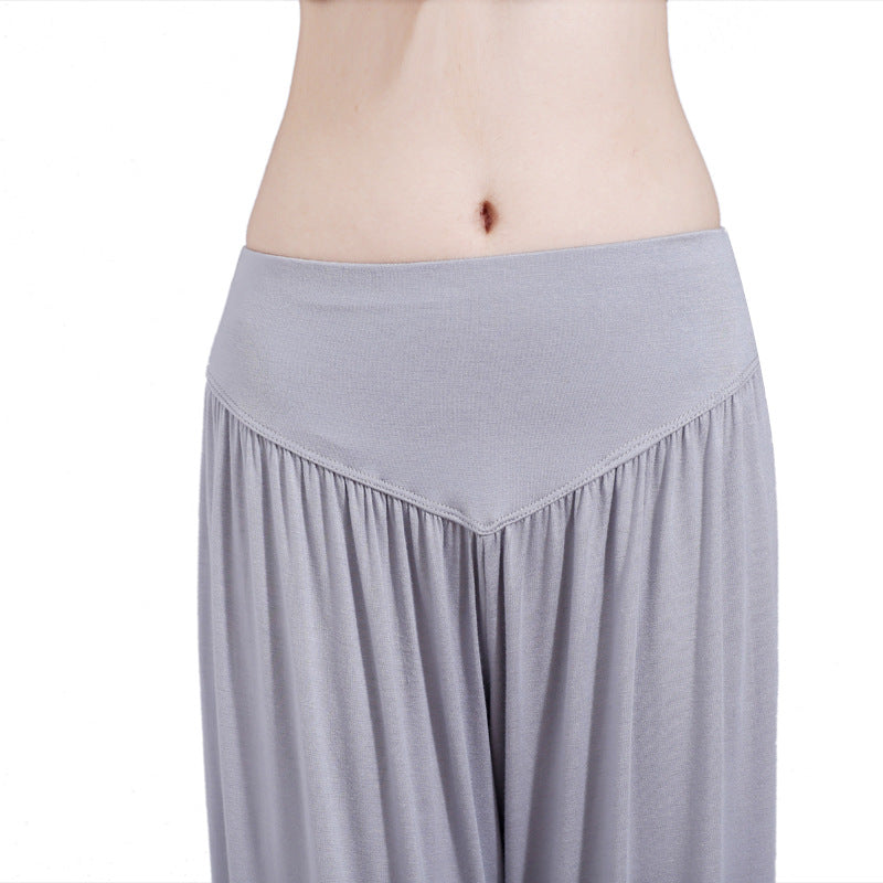 New Authentic Modal Yoga Pants Closed Bloomers Dance Pants Tai Chi Pants Yoga Clothes