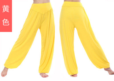 New Authentic Modal Yoga Pants Closed Bloomers Dance Pants Tai Chi Pants Yoga Clothes