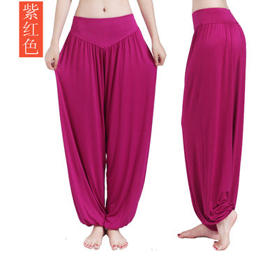 New Authentic Modal Yoga Pants Closed Bloomers Dance Pants Tai Chi Pants Yoga Clothes