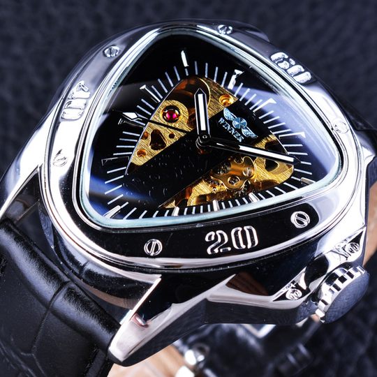 Hollow Triangle Automatic Waterproof Mechanical Watch Men