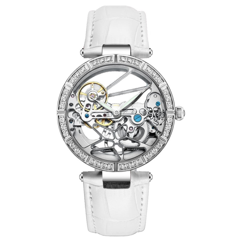 Sinas Cross-border Hollow Automatic Mechanical Watch Exclusively For Ladies