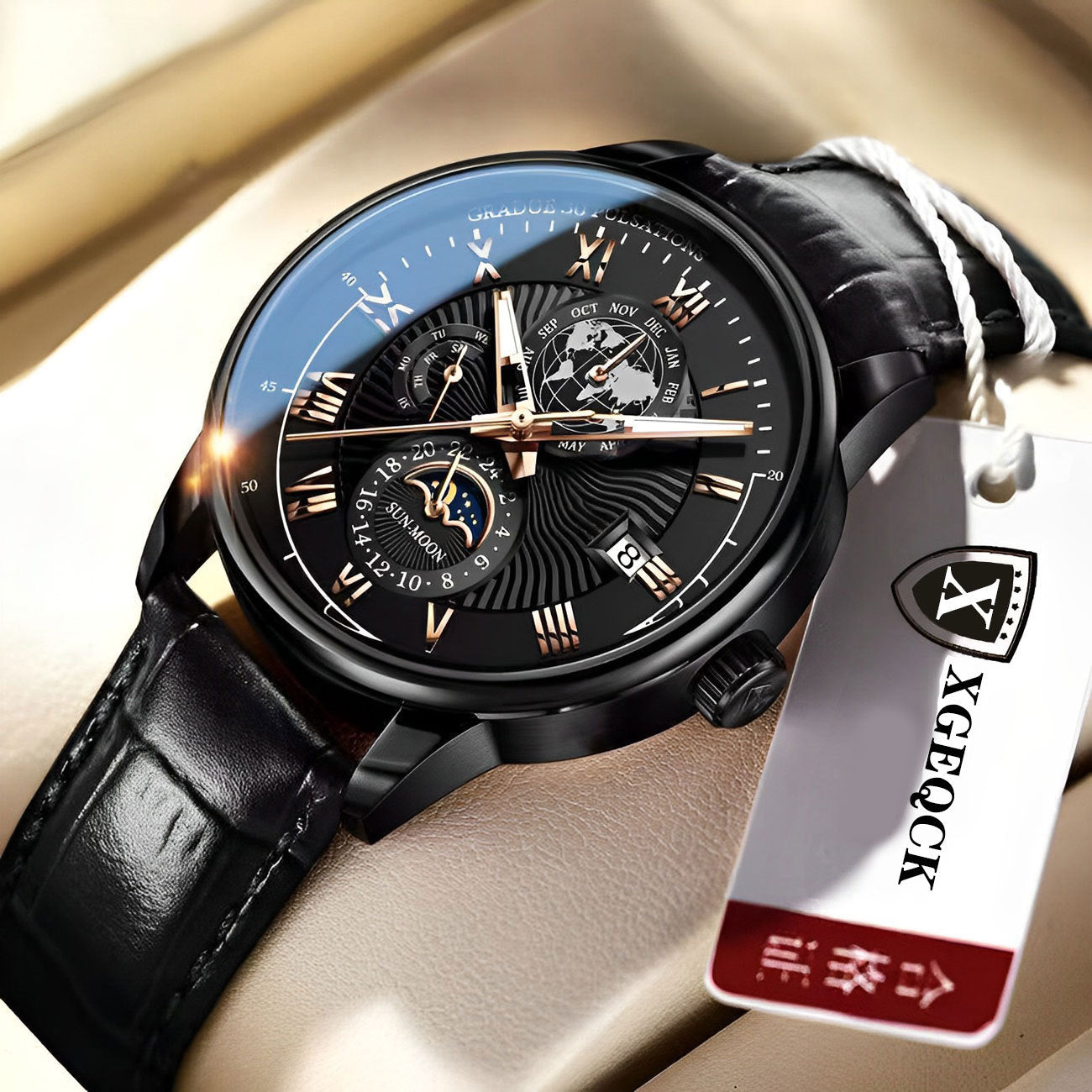 Luminous Quartz Waterproof Automatic Mechanical Watch