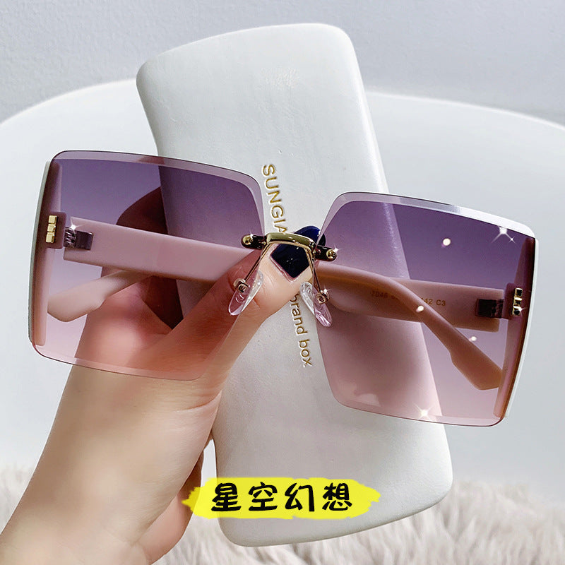 High-end Sunglasses Driving Dedicated Big Face Slimming