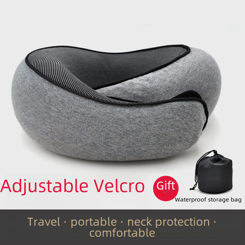 Memory Foam U-shaped Cervical Neck Nap Pillow For Travel, Aircraft Travel