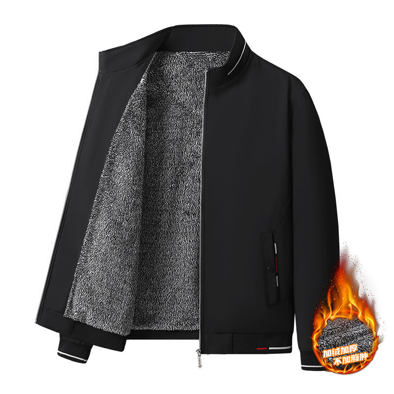 Spring New Young And Middle-aged Business Casual Plus Size Commuter Jacket For Men