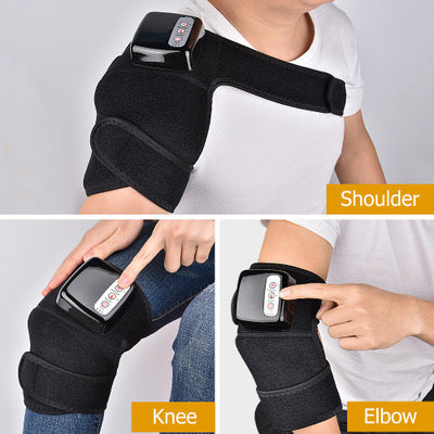 Knee Massager Hot Compress Vibrating Cold Leg Shoulder Pad Multi-use Charging Heating Knee Pad Joint Massager