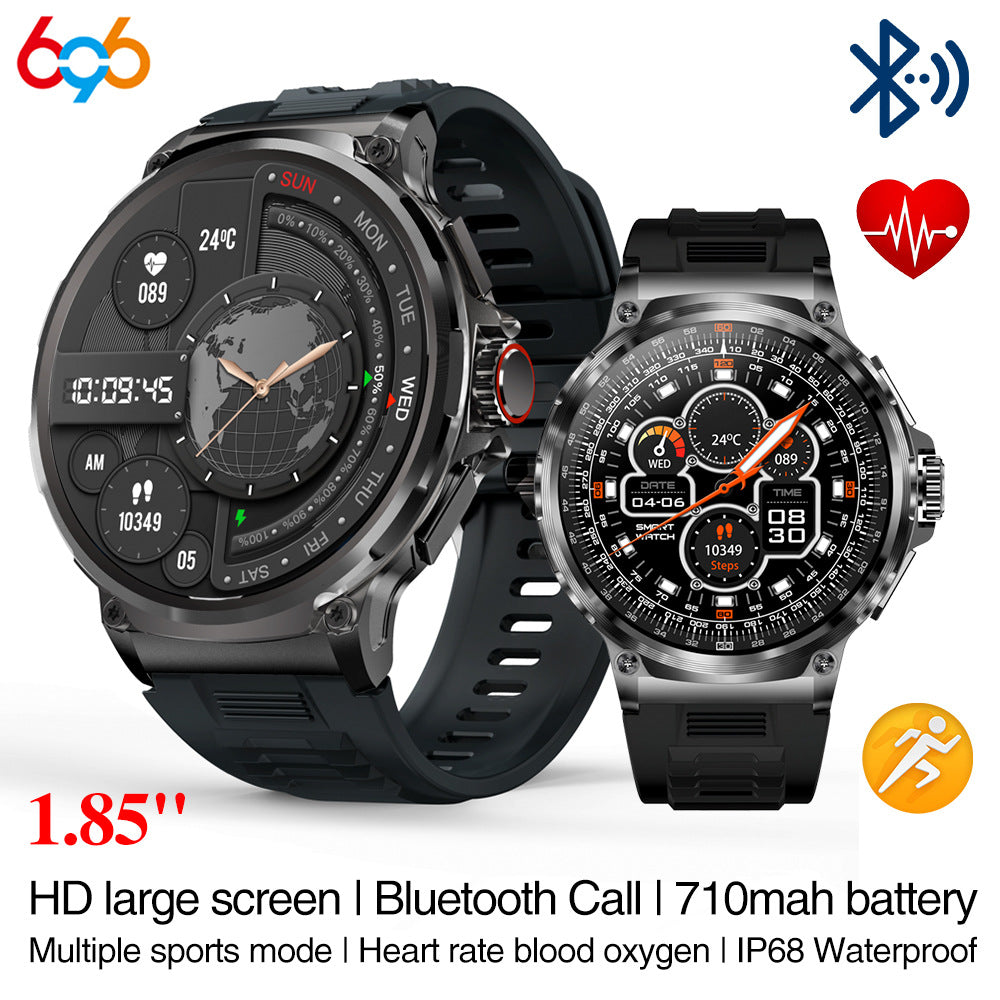 V69 Bluetooth Call 360*360 Large Screen Heart Rate Blood Oxygen Multi-sports Smart Watch