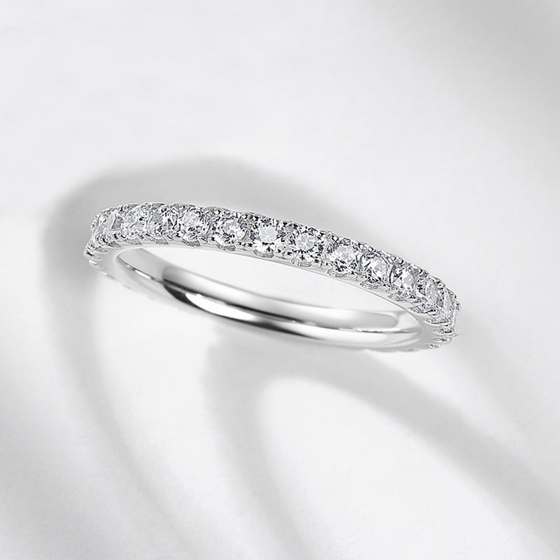 Moissanite Ring S925 Silver Diamond Ring