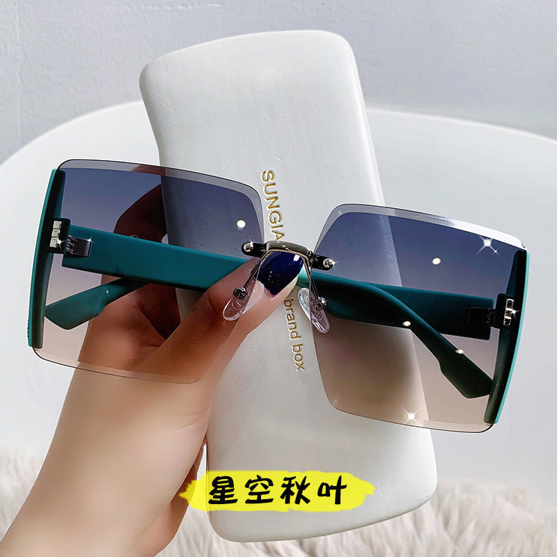 High-end Sunglasses Driving Dedicated Big Face Slimming