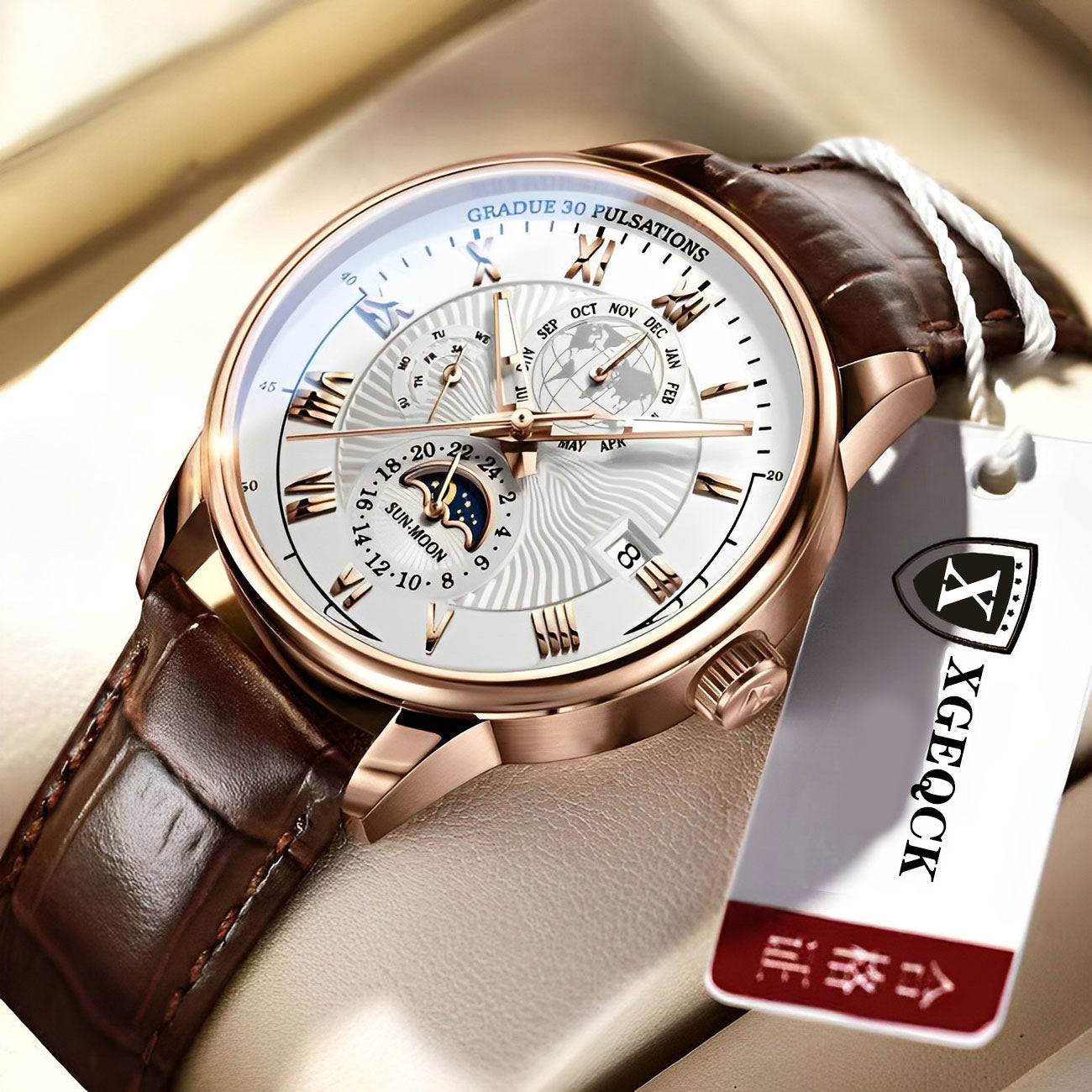 Luminous Quartz Waterproof Automatic Mechanical Watch