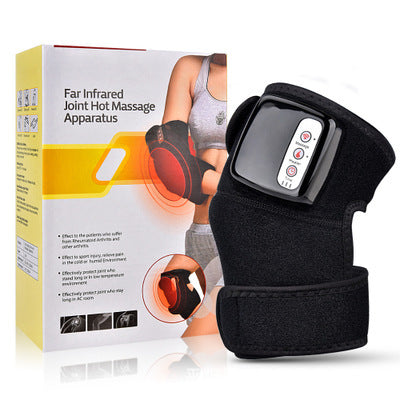 Knee Massager Hot Compress Vibrating Cold Leg Shoulder Pad Multi-use Charging Heating Knee Pad Joint Massager