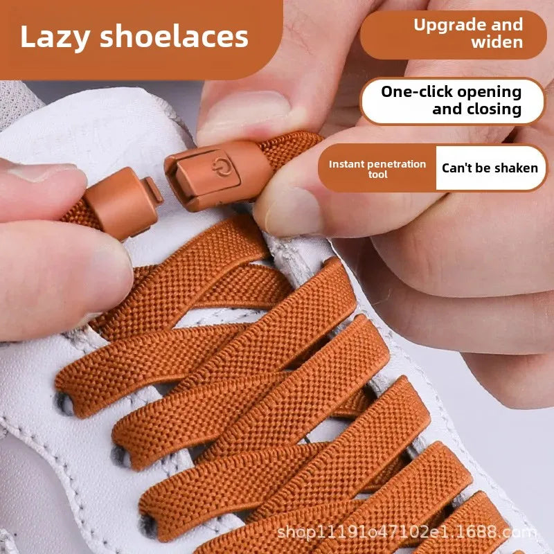 Lazy Elastic-free Shoelace