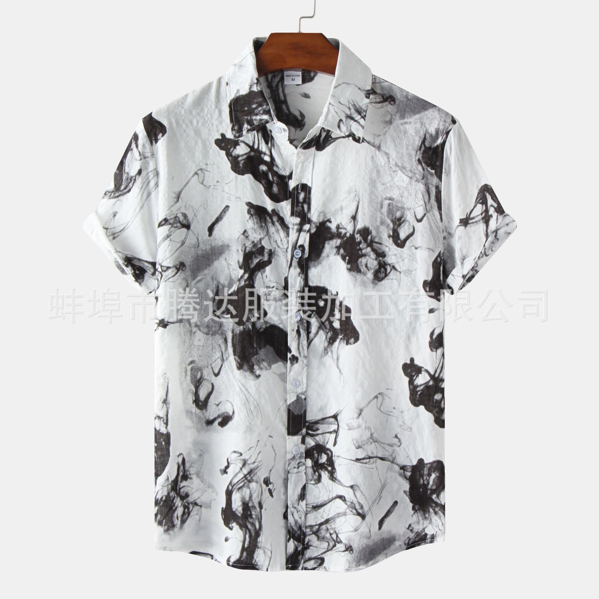 Fashion Trend Casual Printed Men&#039;s Casual Shirt