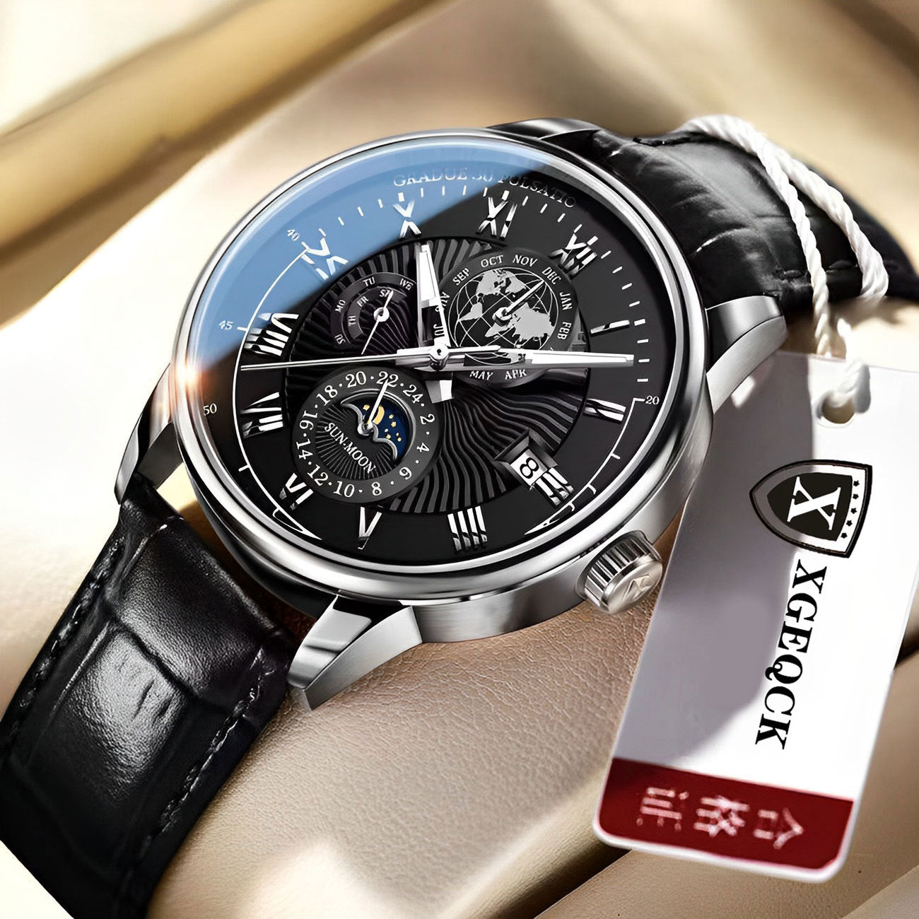 Luminous Quartz Waterproof Automatic Mechanical Watch