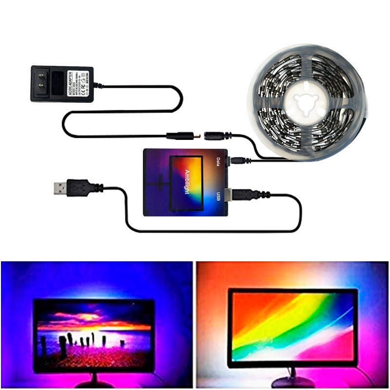 Streamer Magic Lights With Ambibox Computer Screen Synchronous Change Light Strip RGB Atmosphere and Computer Background Light Strip